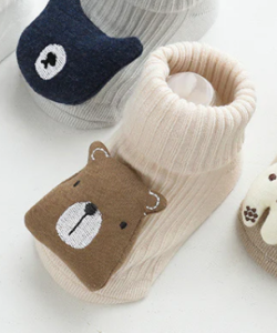 Laker & The Moon "Bear" Booties 0-6m